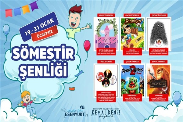 Esenyurtlu çocuklar yarıyıl tatilinde spor ve eğlenceye doyacak