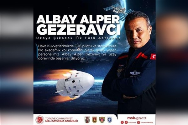 MSB'den Alper Gezeravcı’ya uzay görevinde başarılar mesajı