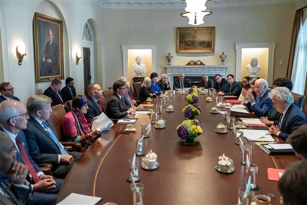 ABD Başkanı Biden, Kongre liderleriyle görüştü