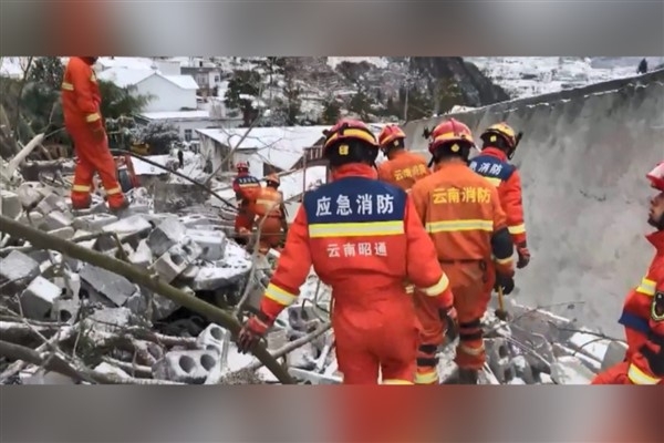 Çin'in Yunnan eyaletindeki heyelanda 47 köylü kayboldu