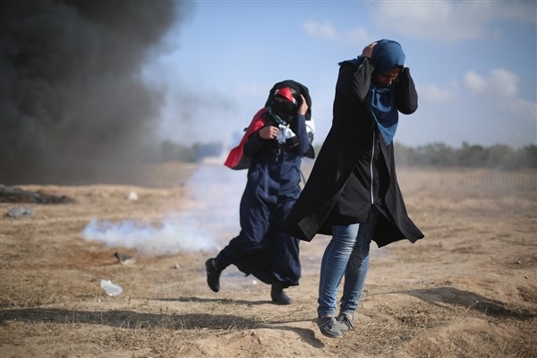 Filistin’den Gazze’nin orta ve güneyindeki sivillere yönelik eylemlere kınama