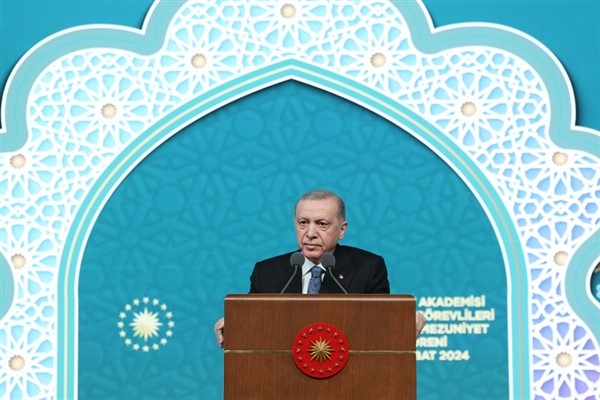 Cumhurbaşkanı Erdoğan: ″Şeriata düşmanlık, esasında dininin bizatihi kendisine husumettir″