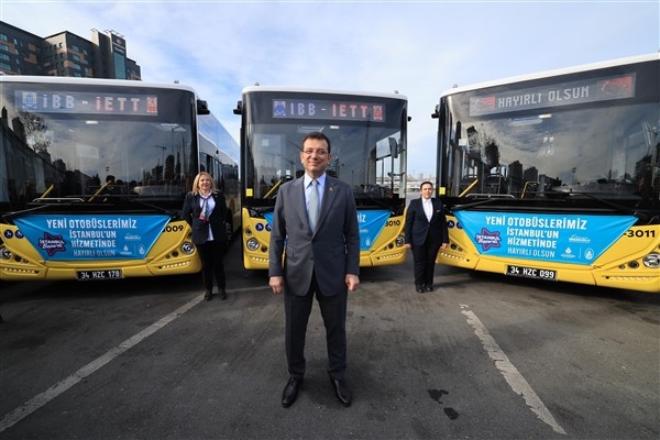 İmamoğlu: “150 otobüsümüz İstanbul'umuza hayırlı olsun”