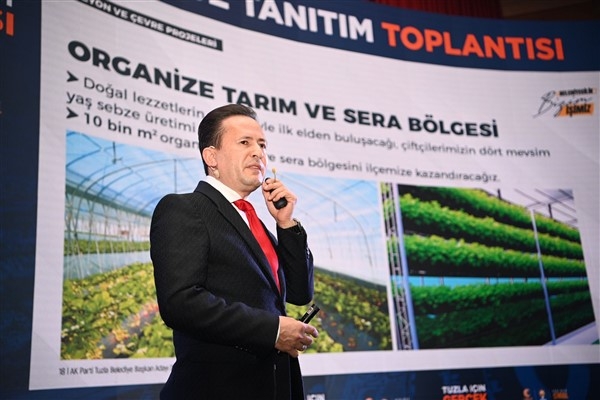 Başkan Yazıcı, Tuzla’ya 5 yıllık projelerini tanıttı