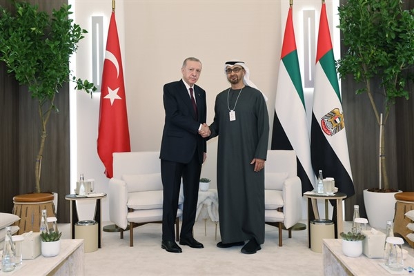 Cumhurbaşkanı Erdoğan, BAE Devlet Başkanı El Nahyan ile bir araya geldi