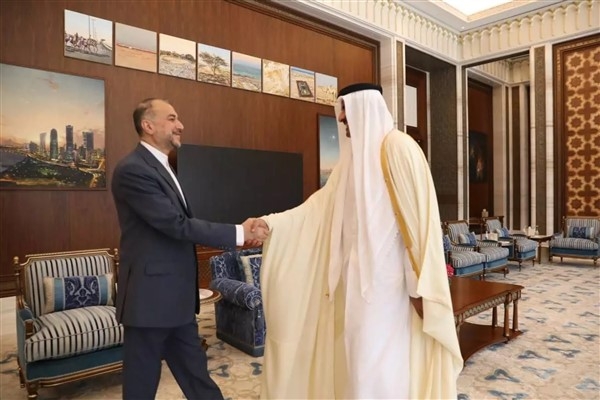 İran Dışişleri Bakanı Abdullahiyan, Katar Emiri Al Sani ile görüştü