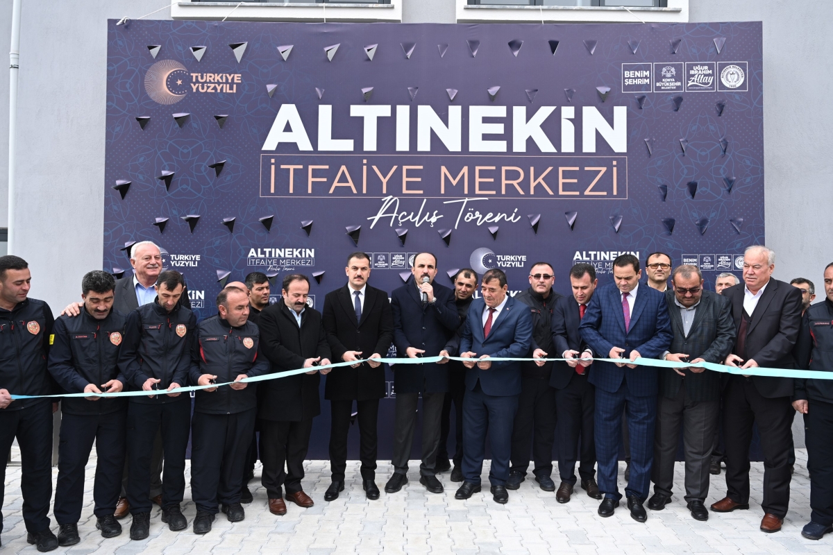 Başkan Altay, Altınekin’de İtfaiye Merkezi'nin açılışına katıldı