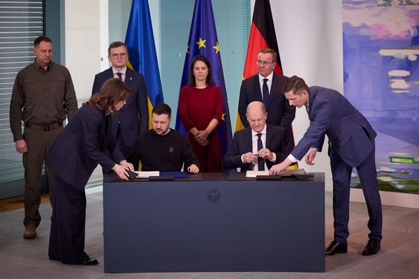 Ukrayna ile Almanya arasında güvenlik anlaşması imzalandı