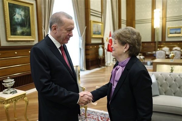 Cumhurbaşkanı Erdoğan, ABD'li Senatör Shaheen'i kabul etti