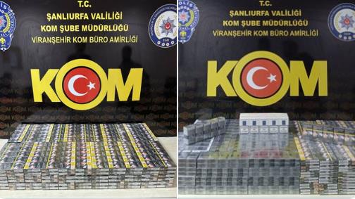 Şanlıurfa’da kaçak sigara operasyonu