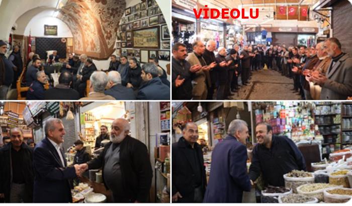 BAŞKAN BEYAZGÜL, ESNAF DUASINA KATILDI