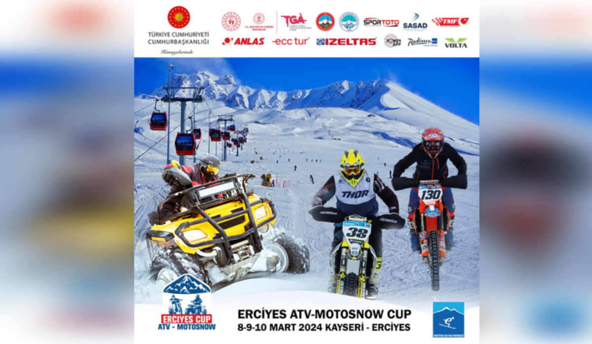 Dünya Kar Motosikleti Şampiyonası Kayseri'de olacak