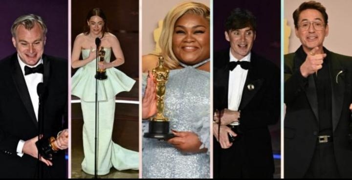 Oscar 2024: Oppenheimer ″en iyi film″ dahil yedi dalda ödül kazandı
