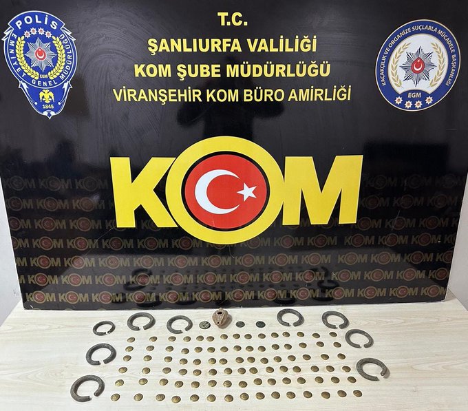 Viranşehir’de tarihi eser ele geçirildi