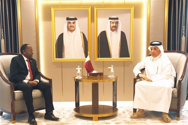 Al Muraikhi, Etiyopya'nın Katar Devleti Büyükelçisi İbrahim ile görüştü