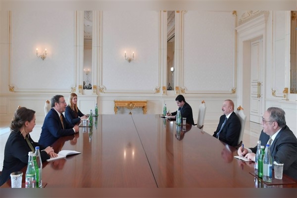 Aliyev, BM Kalkınma Programı'nın yöneticisini kabul etti