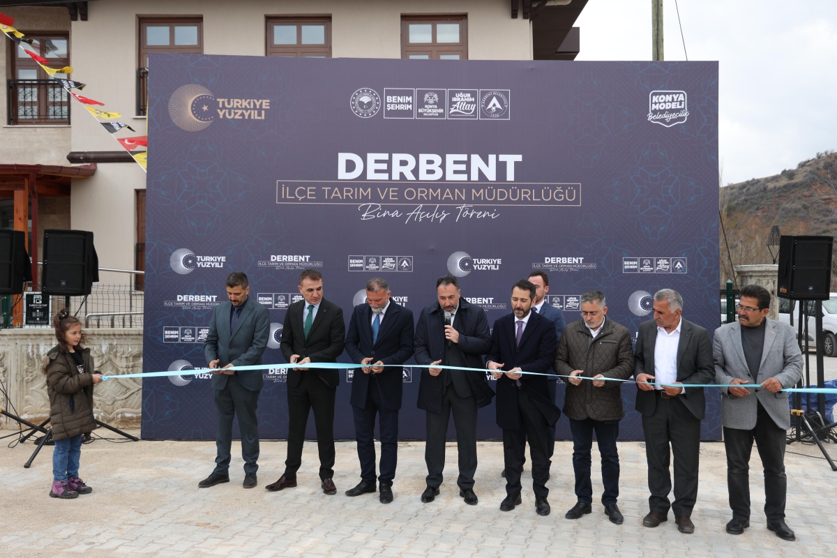 Derbent’te İlçe Tarım ve Orman Müdürlüğü binasının açılışı yapıldı