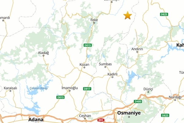 Adana’da deprem