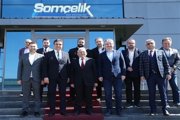 Başkan Büyükkılıç, OSB'nde faaliyet gösteren fabrikaları gezdi