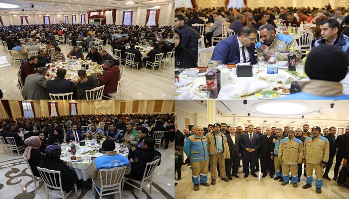 BAŞKAN CANPOLAT, PERSONELLER İLE İFTARDA BULUŞTU