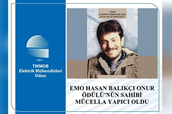 EMO Hasan Balıkçı Onur Ödülü’nün sahibi Mücella Yapıcı oldu
