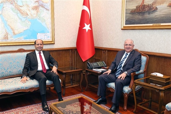Bakan Güler, Mısır’ın Ankara Büyükelçisi Elhamamy'i kabul etti