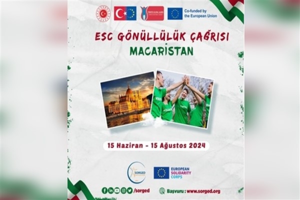 Macaristan’da gerçekleşecek Kısa Dönem ESC Projesi gönüllülerini bekliyor