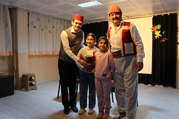 Malatya’da Dünya Tiyatro Günü’nde öğrencilere gösteri düzenlendi