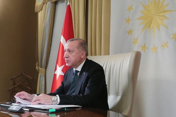 Cumhurbaşkanı Erdoğan,  Endonezya seçilmiş Cumhurbaşkanı Subianto ile görüştü