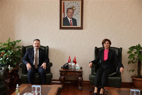 Başkan Ünlüce'den Vali Aksoy'a ziyaret
