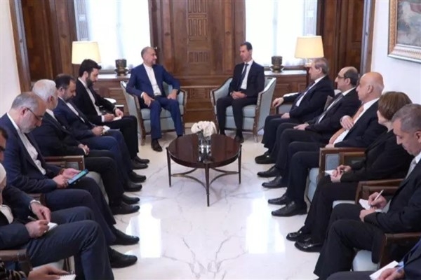 İran Dışişleri Bakanı Abdullahiyan, Suriye Devlet Başkanı Esad ile bir araya geldi