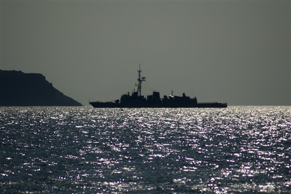 Saar 6 tipi füze gemisi, Körfez bölgesine geçen insansız bir uçağa müdahale etti