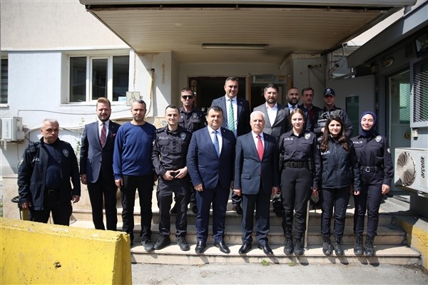 Başkan Bozbey, Polis Teşkilatı’nı ziyaret etti