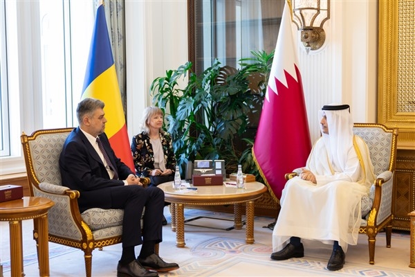 Katar Dışişleri Bakanı Al Sani, Romanya Başbakanı Ciolacu ile görüştü