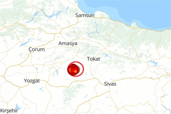 Tokat’ta 4.4 büyüklüğünde deprem