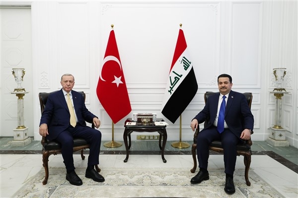 Cumhurbaşkanı Erdoğan, Irak Başbakanı es-Sudani bir araya geldi