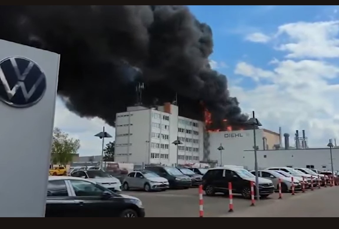 Almanya'da silah fabrikasında yangın