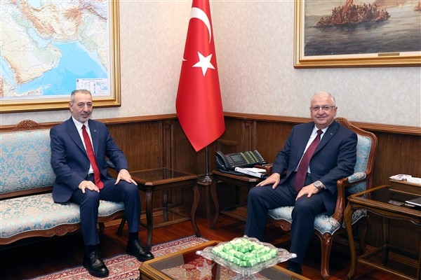 Bakan Güler, Irak Türkmen Cephesi Siyasi Büro Üyesi Maruf’u kabul etti