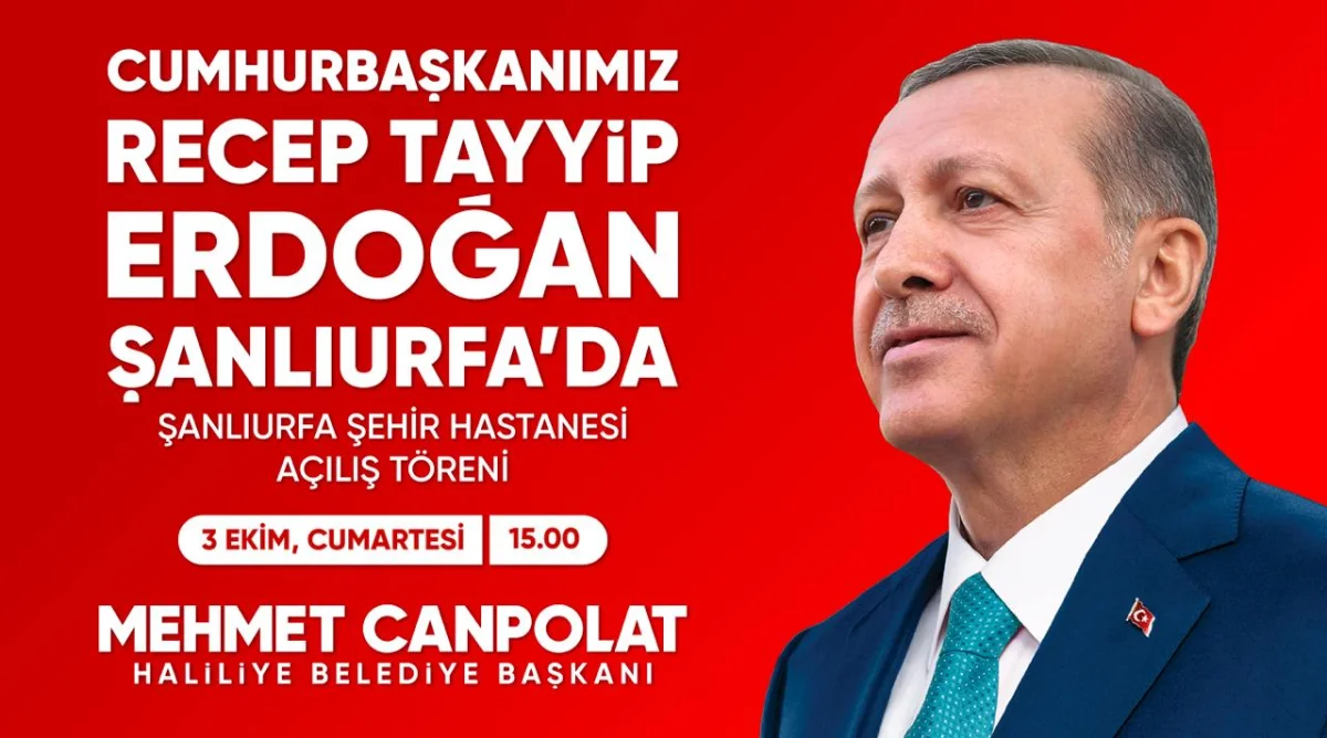 CANPOLAT’TAN CUMHURBAŞKANI’NIN KATILACAĞI ŞEHİR HASTANESİ AÇILIŞINA DAVET