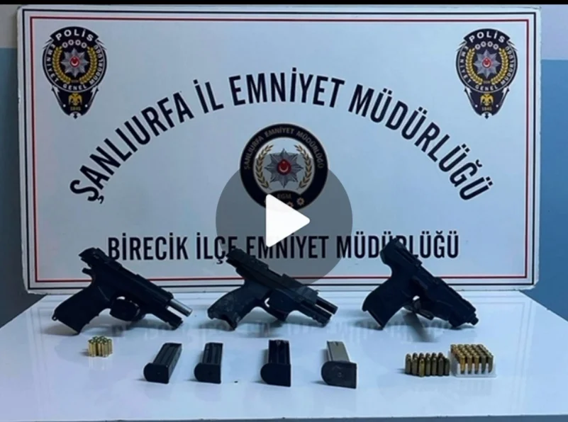 Şanlıurfa’da Silah Operasyonu: 51 Silah Ele Geçirildi, 35 Kişi Hakkında Adli İşlem Yapıldı