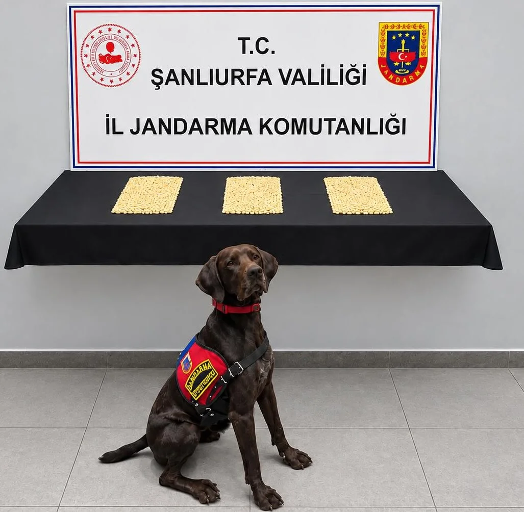 ŞANLIURFA’DA UYUŞTURUCU OPERASYONU: 2 BİN 970 CAPTAGON HAP ELE GEÇİRİLDİ