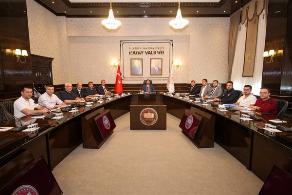 Hatay’da yatırımlara ilişkin değerlendirme toplantıları yapıldı
