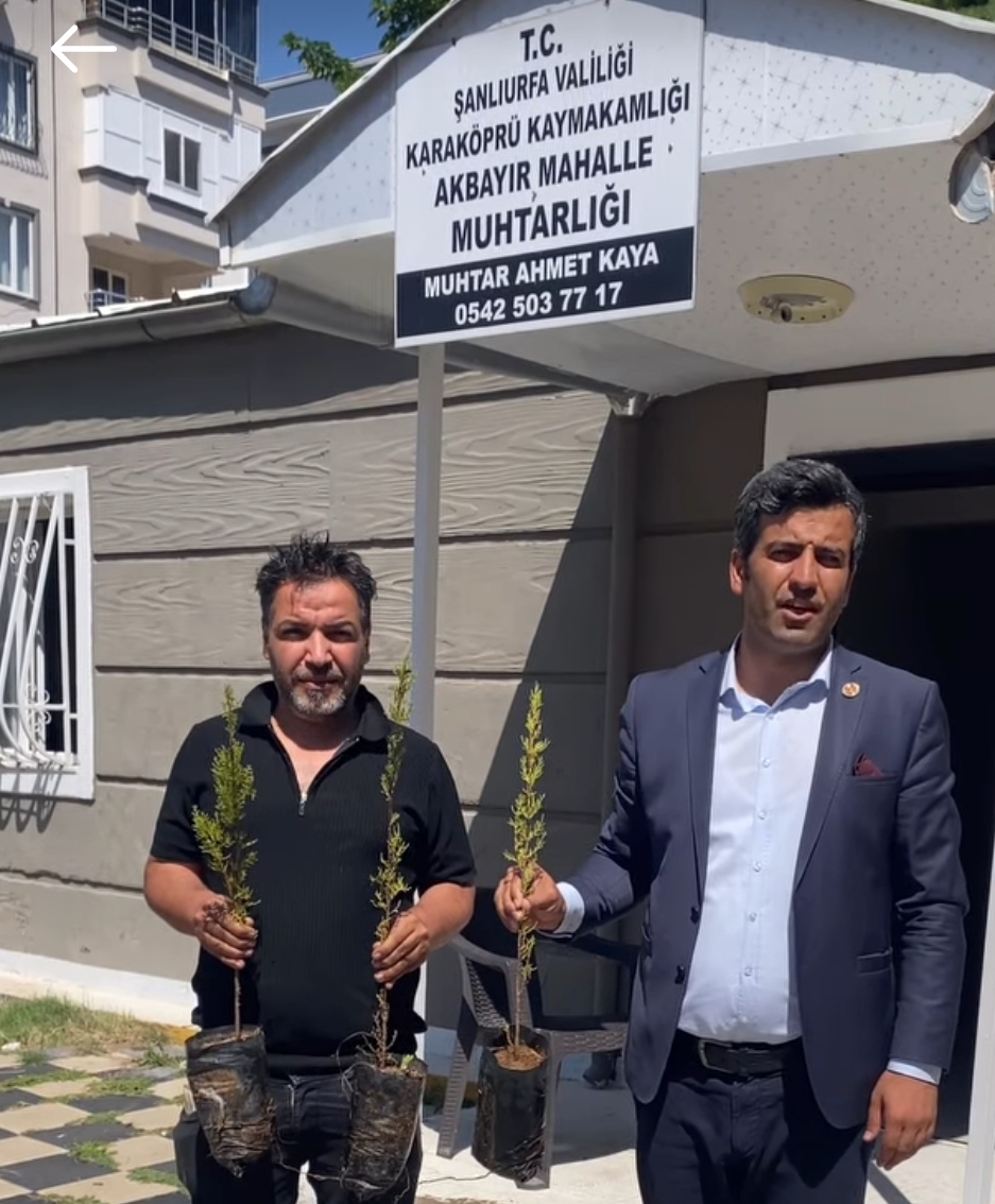 Karaköprü’de Yeşile Destek Atağı
