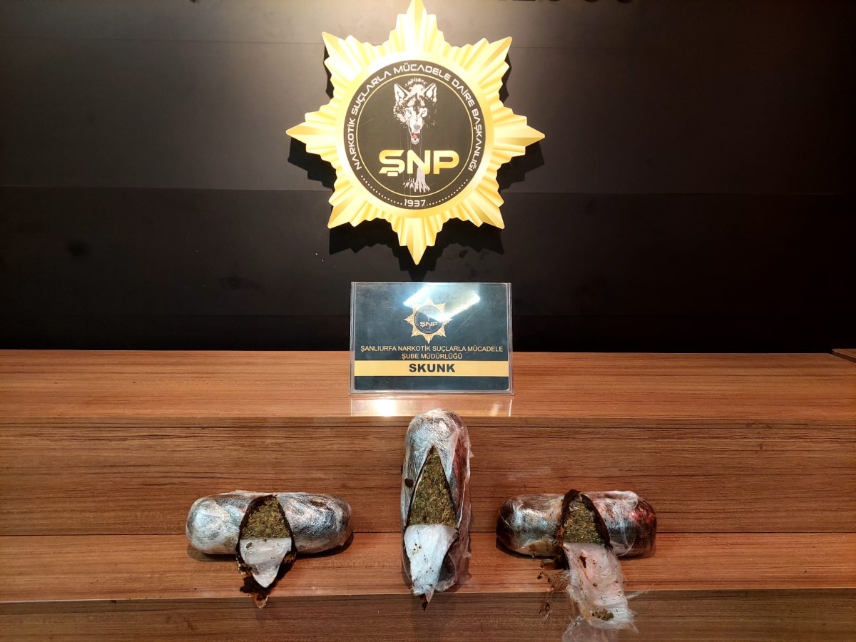 Şanlıurfa'da 2 Kilo 250 Gram Skunk Ele Geçirildi: 1 Kişi Tutuklandı