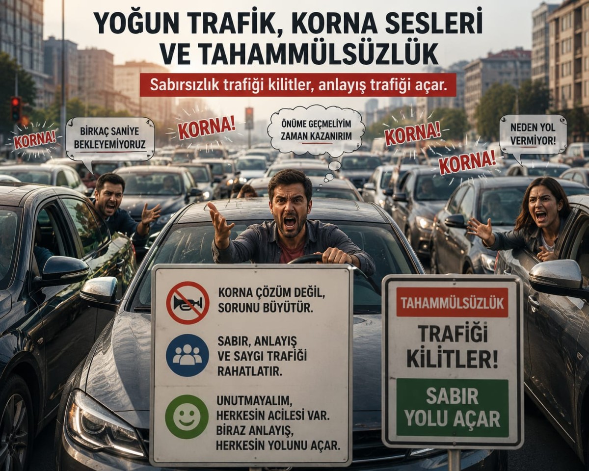 Trafikte Kaybettiğimiz Şey Sadece Zaman Değil, Saygımızdır