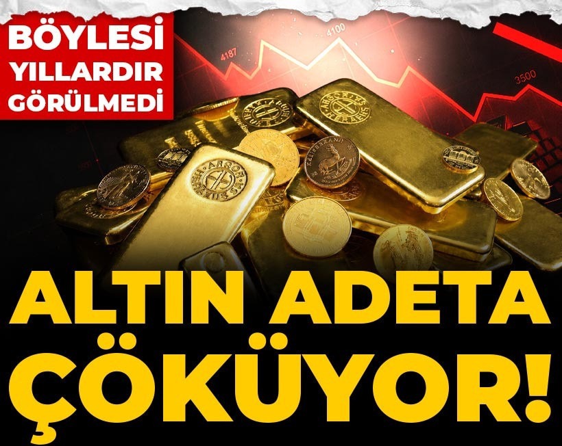 Altın Fiyatlarında Sert Düşüş! Son Yılların En Büyük Kayıplarından Biri Yaşanıyor