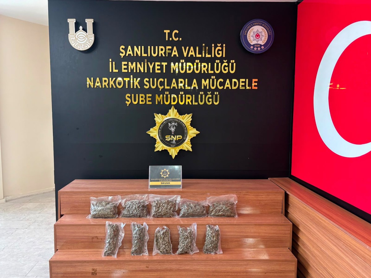 Şanlıurfa'da 2 Kilo 600 Gram Skunk Ele Geçirildi: 1 Tutuklama