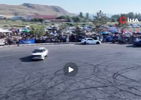Sivas’ta Drift Festivali: Modifiye Araç Tutkunları Buluştu