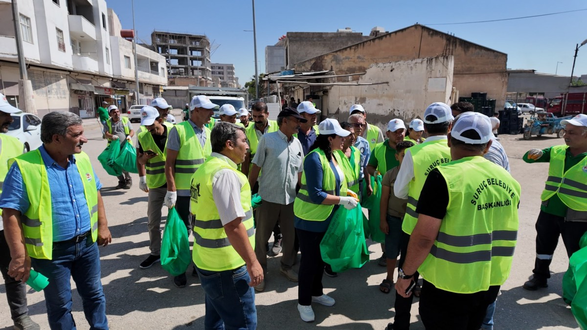 Suruç’ta Temizlik Seferberliği İkinci Gününde Devam Etti
