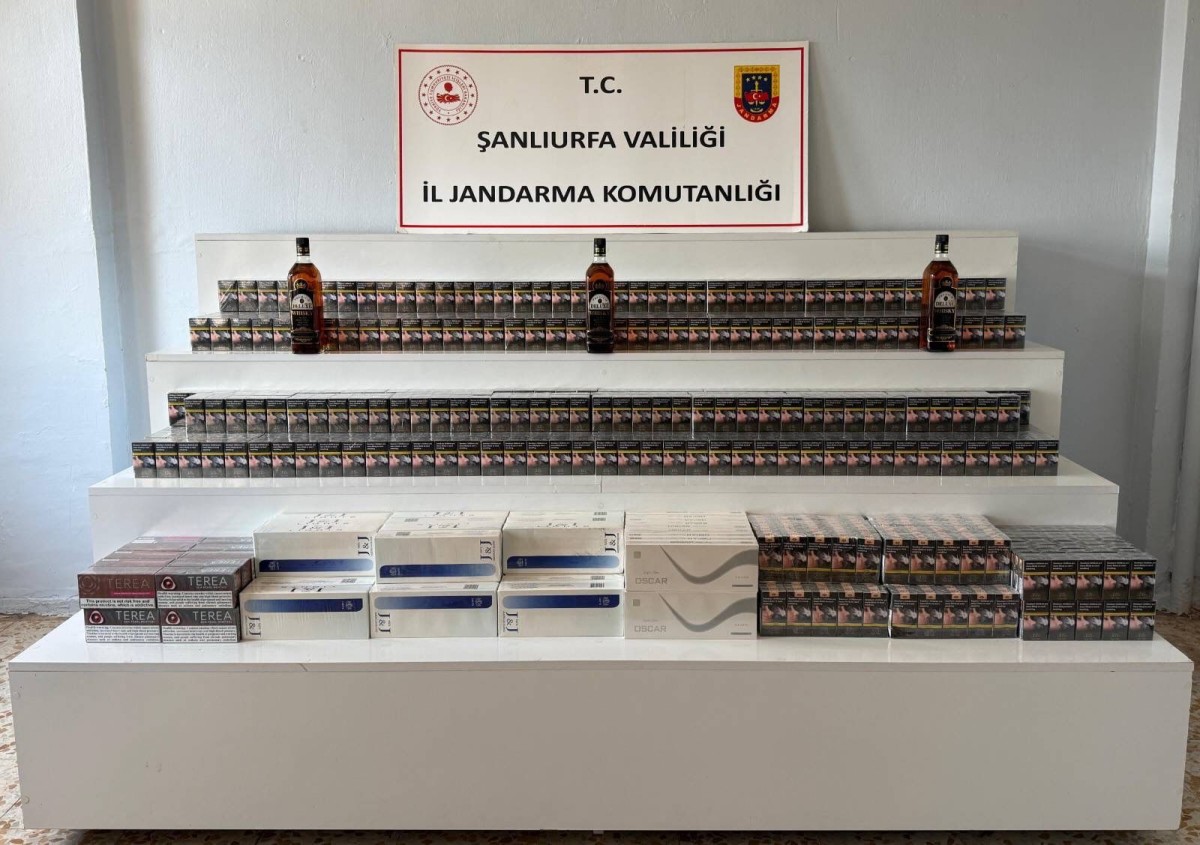 Şanlıurfa’da Kaçak Sigara ve Alkole Jandarma Darbesi